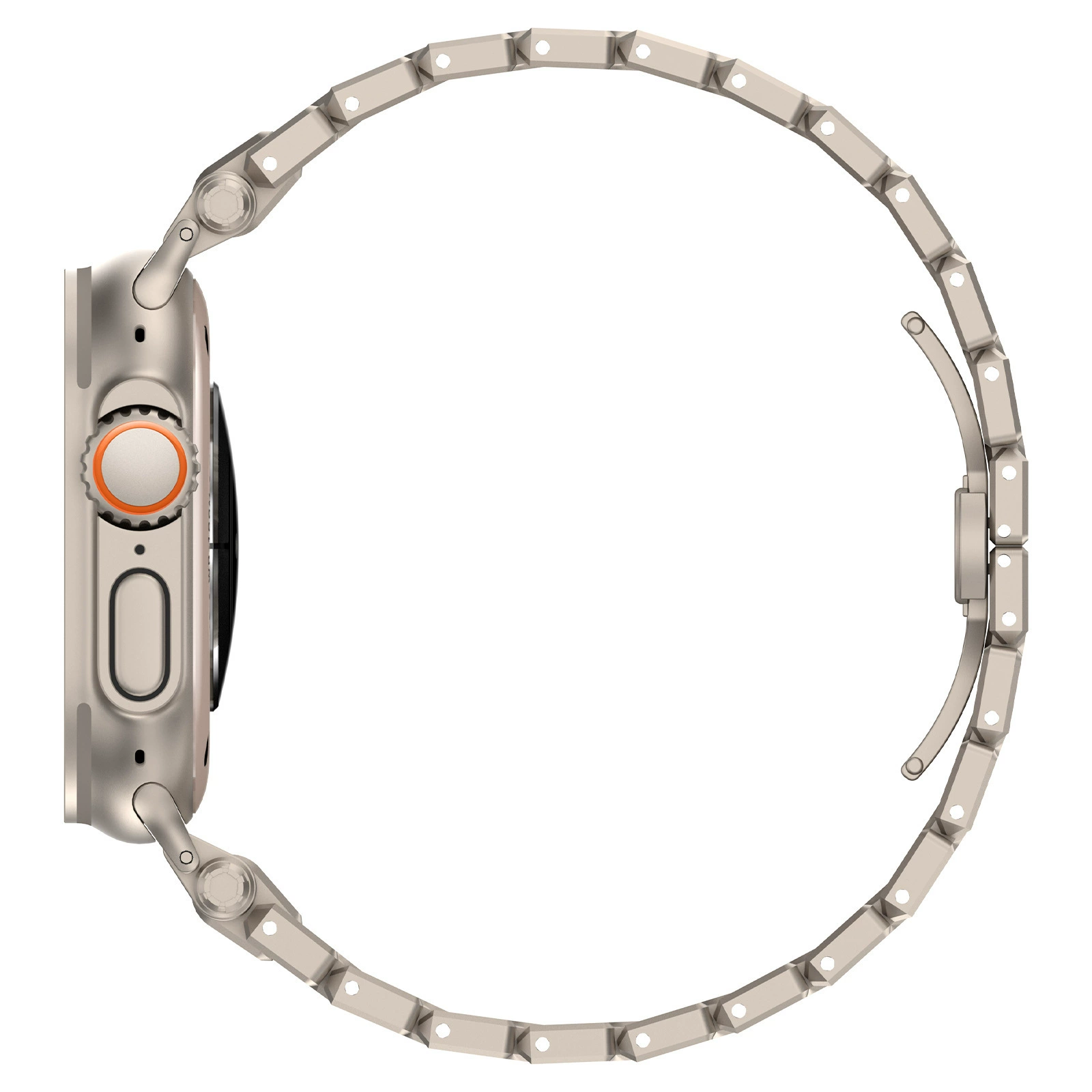 ticmate Explorer: браслет из нержавеющей стали для Apple Watch Ultra, цвета серебро, титан, черный