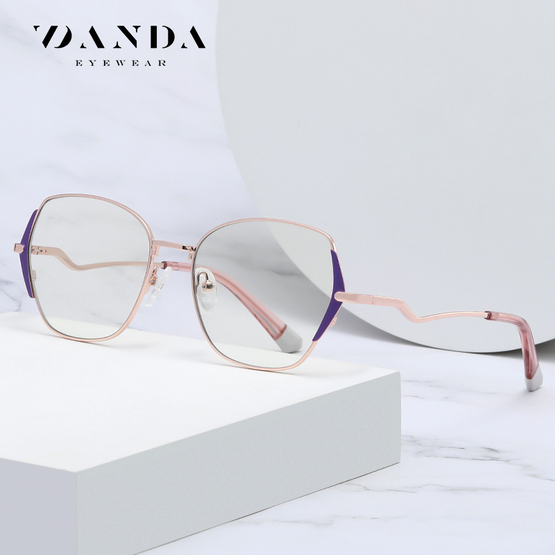 Gafas de moda de comercio exterior marco gafas lisas de moda de mujer JS8629 celebridad de Internet ins estilo miopía gafas de luz anti-azul