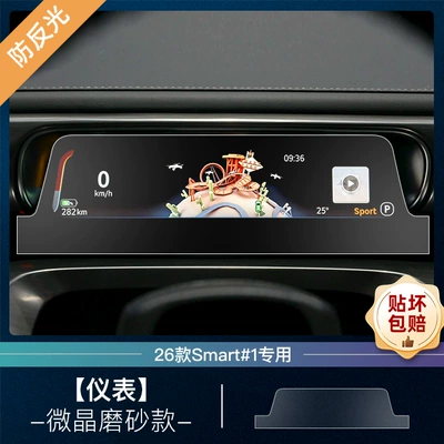 Smart Elves # No. 1 Screen: Car interior film - 26-elves-1-instrument-microcrystalline-frosted-tempered-film