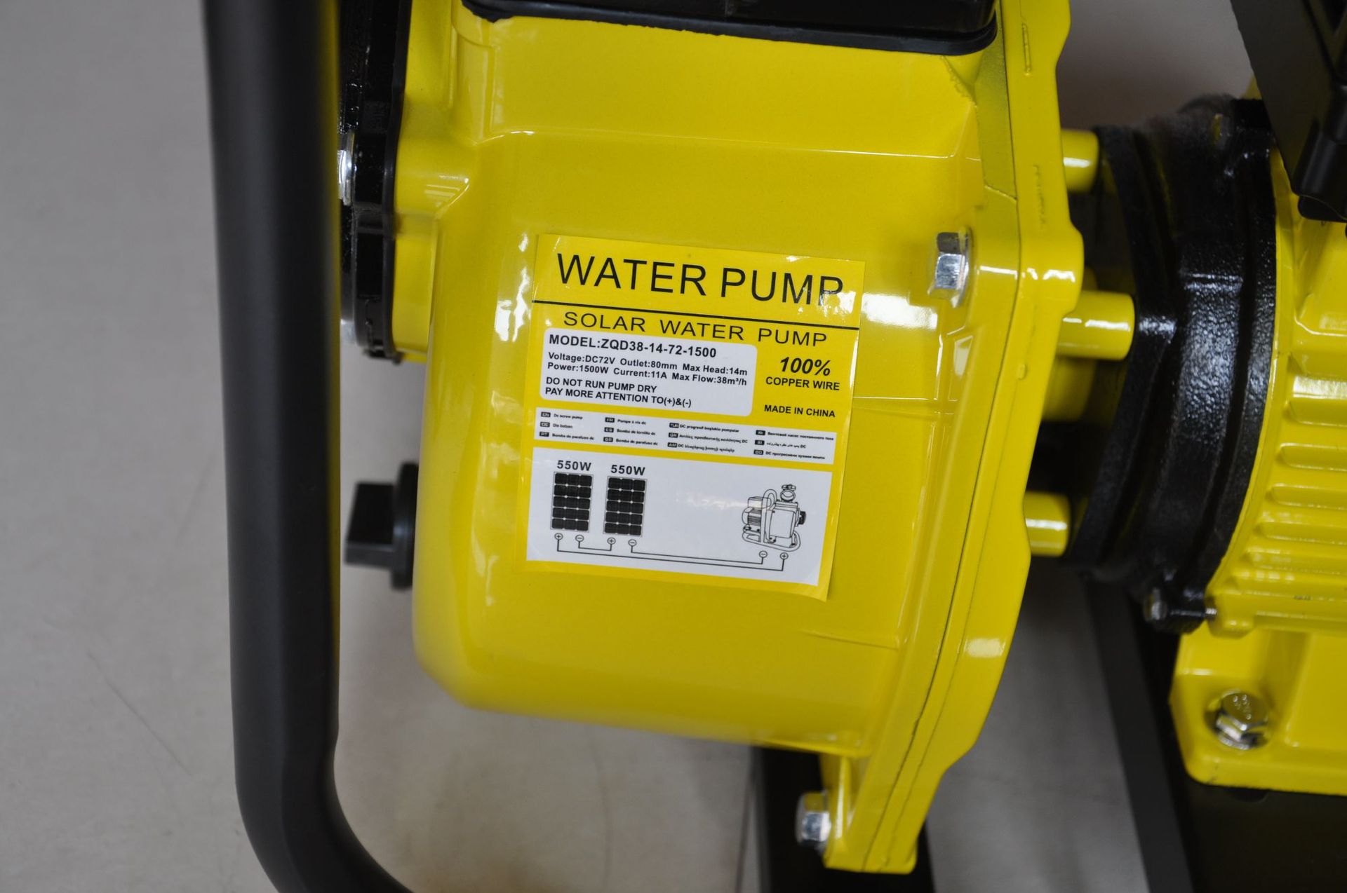 New Model 2inch 3inch Dc Solar Water Pump High-Pressure High-Lift Water Pump Intelligent Variable Frequency Self-Priming Pump Universal for Household Use