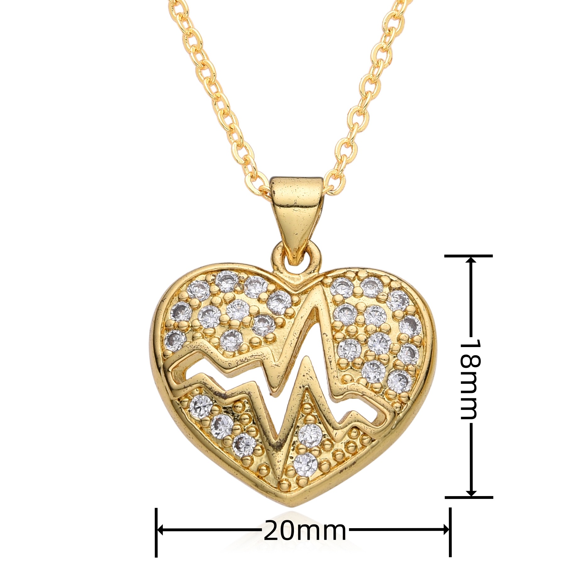 12g Weight Copper Pendant Material Zircon Inlay Material Pendant Necklace Classification Copper Chain Material 1 Piece Quantity Holiday, Daily Occasion Copper Material Heart Shape Pattern Women's Gender Inlay Design Casual, Simple Style Style Copper Inlay Heart Shape Zircon Pendant Necklace 无