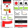 Big scarf snowman model (including 60 dispensers)