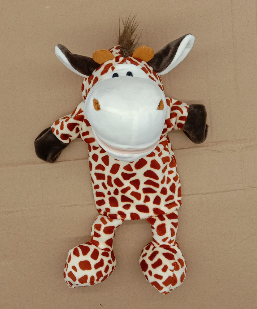 Marioneta animal León Cordero Gris Lobo Niños Bebé comodidad historia entre padres e hijos marioneta de peluche accesorios de rendimiento