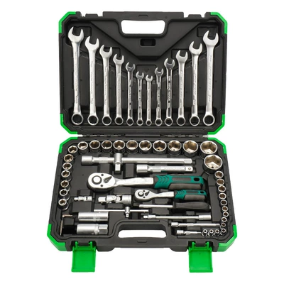 Bit Multifunctional Socket, Mühərrik tənzimləmə alətləri - pearl-nickel-72-teeth-61pc