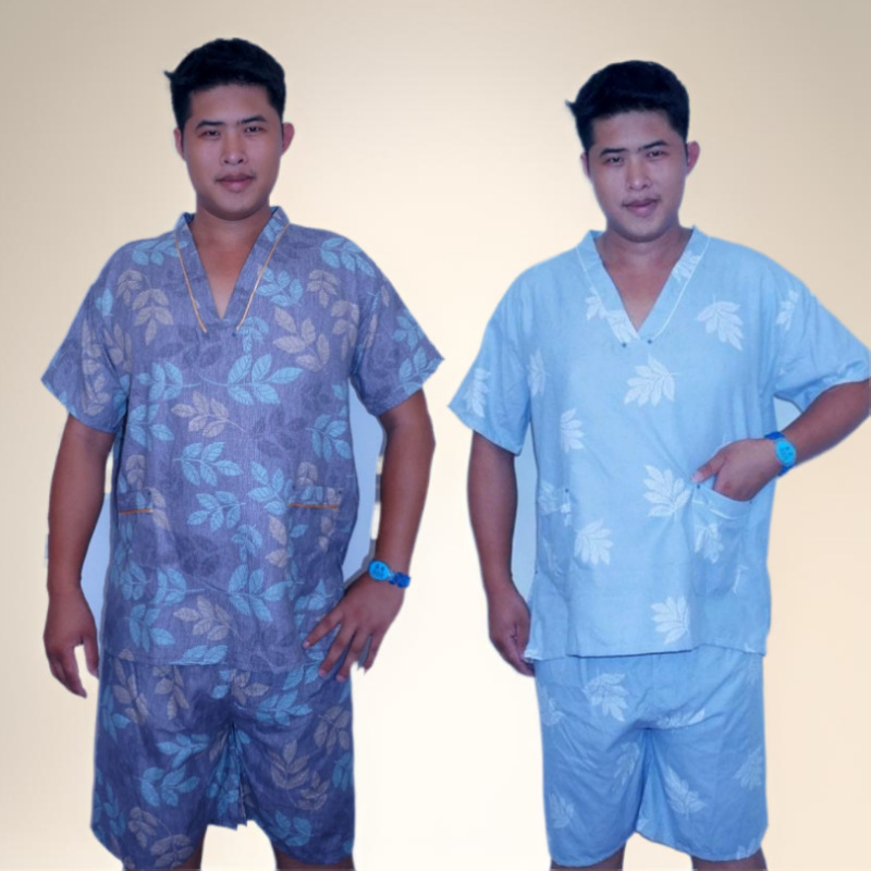 高档纯棉汗蒸服女spa美容养生艾灸理疗服男浴服洗浴按摩足疗桑拿