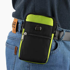 6.5寸大屏手机腰包旅行户外休闲多功能穿皮带斜挂单价证件护照包