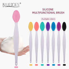 双面硅胶鼻头刷黑头刷新款洗脸按摩毛孔神器唇部清洁棒化妆刷粉刺