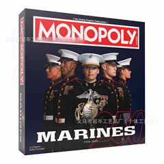 跨境新款 MONOPOLY大富翁海军陆战队250周年纪念