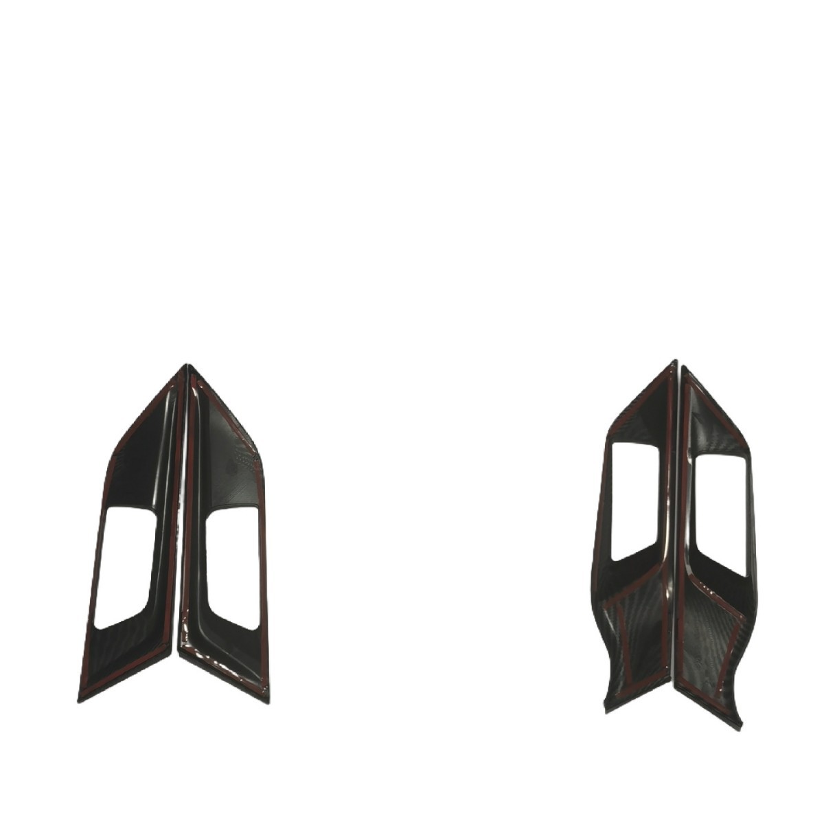 Adecuado para 23 modificaciones de patrón de fibra de carbono en el interior de la puerta del automóvil Toyota Yaris Cross