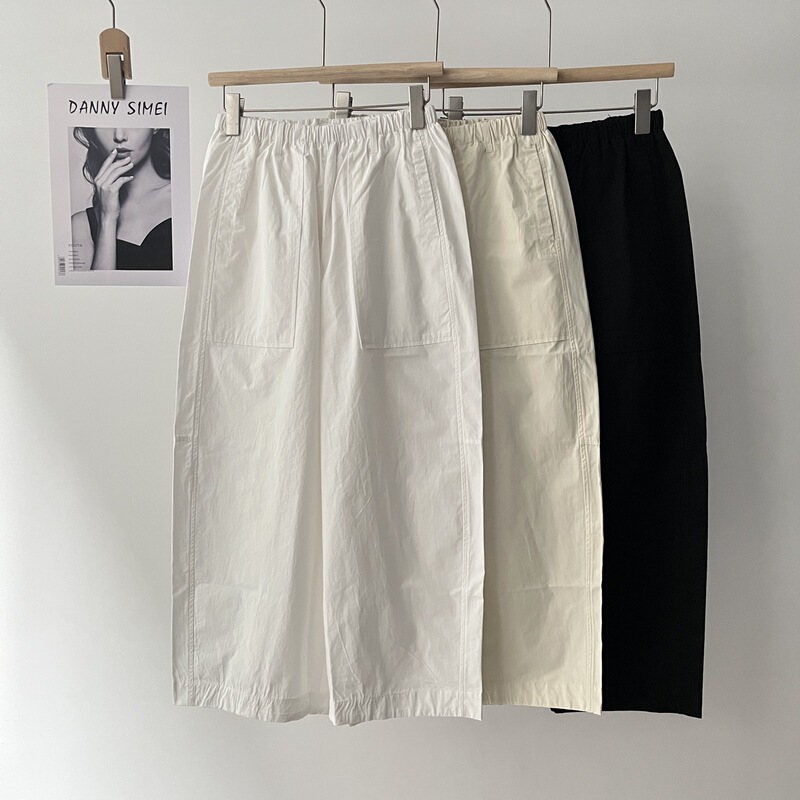 In Stock Cs Women's Casual Cotton Blend Workwear Barrel-Shaped Long Pants 1337107004 Summer 1337107001 In Stock Cs Women's Casual Cotton Blend Workwear Barrel-Shaped Long Pants 1337107004 Summer 1337107001