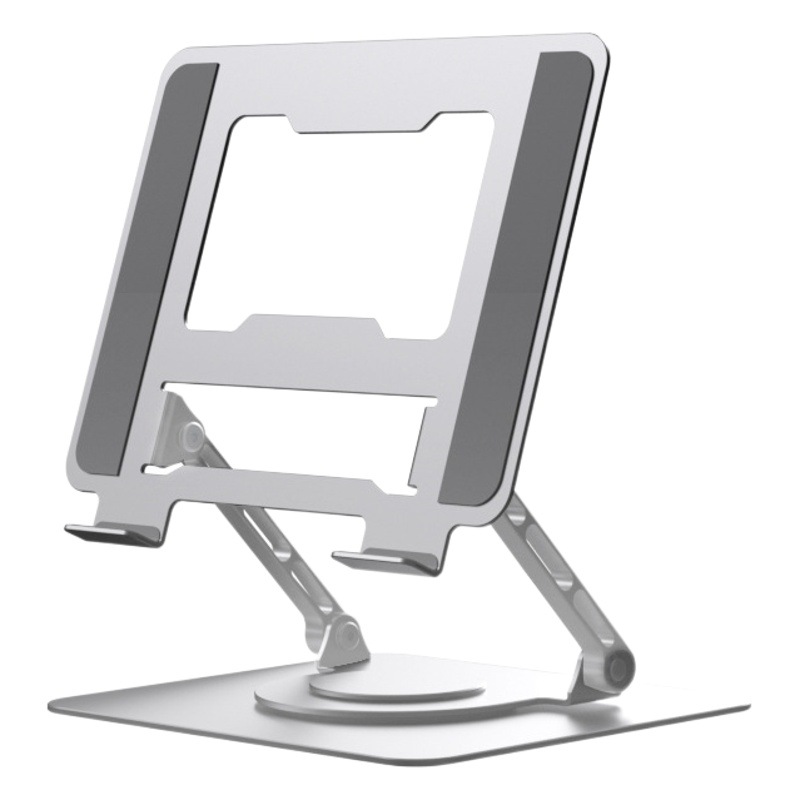 Rotación de aleación de aluminio portátil soporte plegable elevación ajustable refrigeración portátil soporte altura aumento rack