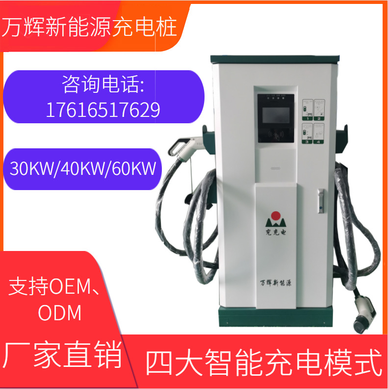 山东万辉充电桩新能源电动汽车充电桩快速60KW充电桩直流充电器