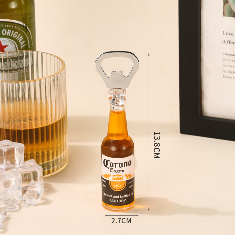 Abrebotellas de cerveza de celebridades de Internet, imanes para refrigeradores de moda personalizados, mini destornillador de cerveza al por mayor