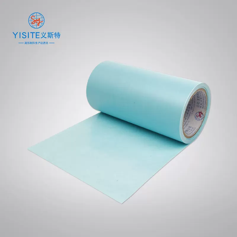 8~12g兰色单面单硅格拉辛离型纸 淋膜纸 硅油纸 隔离纸 防粘纸
