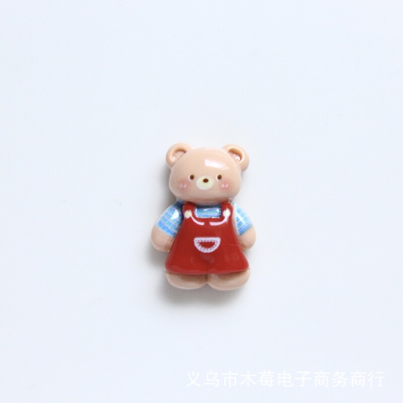 卡通红蓝树脂饰品批发儿童发饰diy贴片材料小女孩kt猫蝴蝶结花朵|undefined