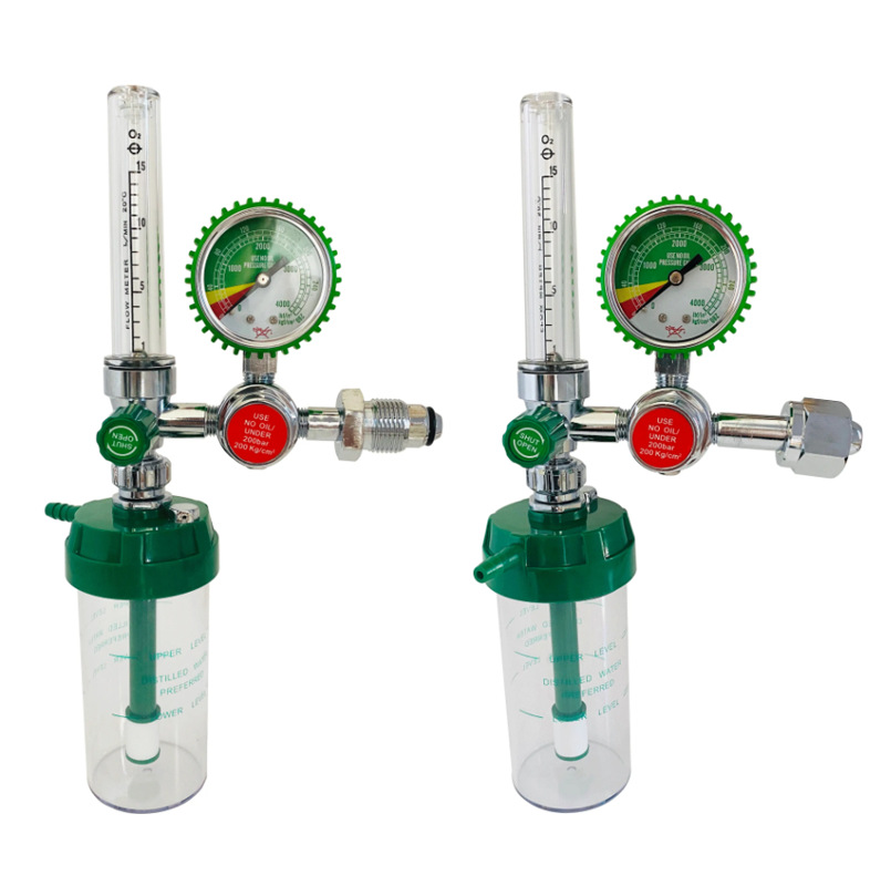 医院家用氧气瓶配套流量阀氧气吸入器 氧气流量计 加长进气杆