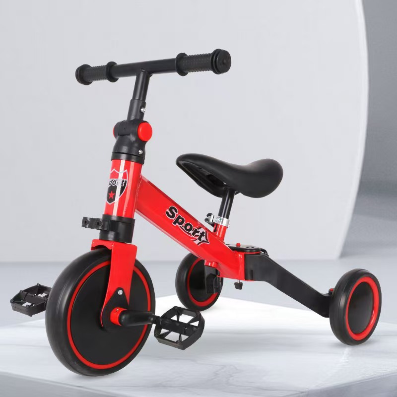 Patinaje para niños, bicicleta de tres ruedas, andador para bebés para hombres y mujeres, un año, multifunción tres en uno