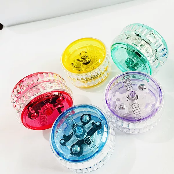 Luminous yo-yo flat sticker YOYO yo children's educational toys Super promotional gifts