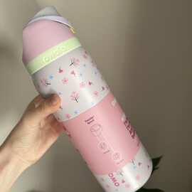 新品定 制款Owala保温杯304便携户外运动水壶随手手提吸管杯默认