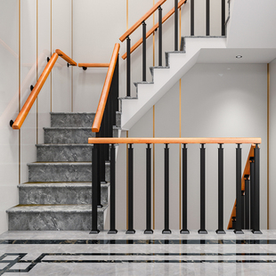 Stair Handrails, Simple Modern Platforms, Indoor Loft Iron Railings, Columns, Villa Home Solid Wood Fences
