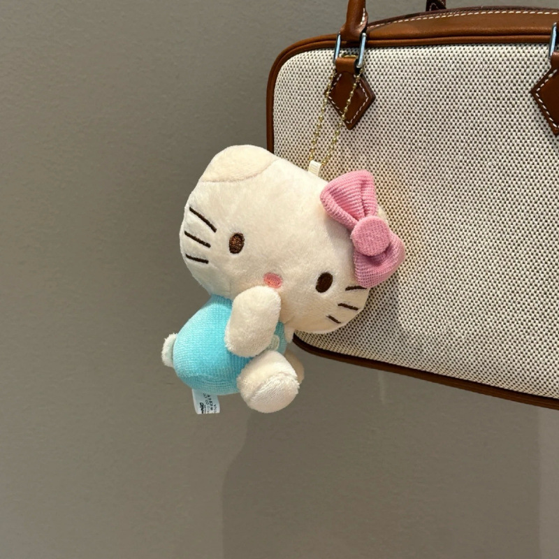 新しいハローキティかわいい人形サイド座りハローキティキティバッグペンダントペンダント人形人形ペンダント|undefined