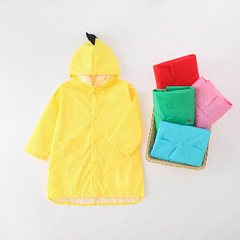 Little dinosaur waterproof and windproof poncho for children, boys and girls, kindergarten raincoat, Amazon foreign trade ins does not include tax