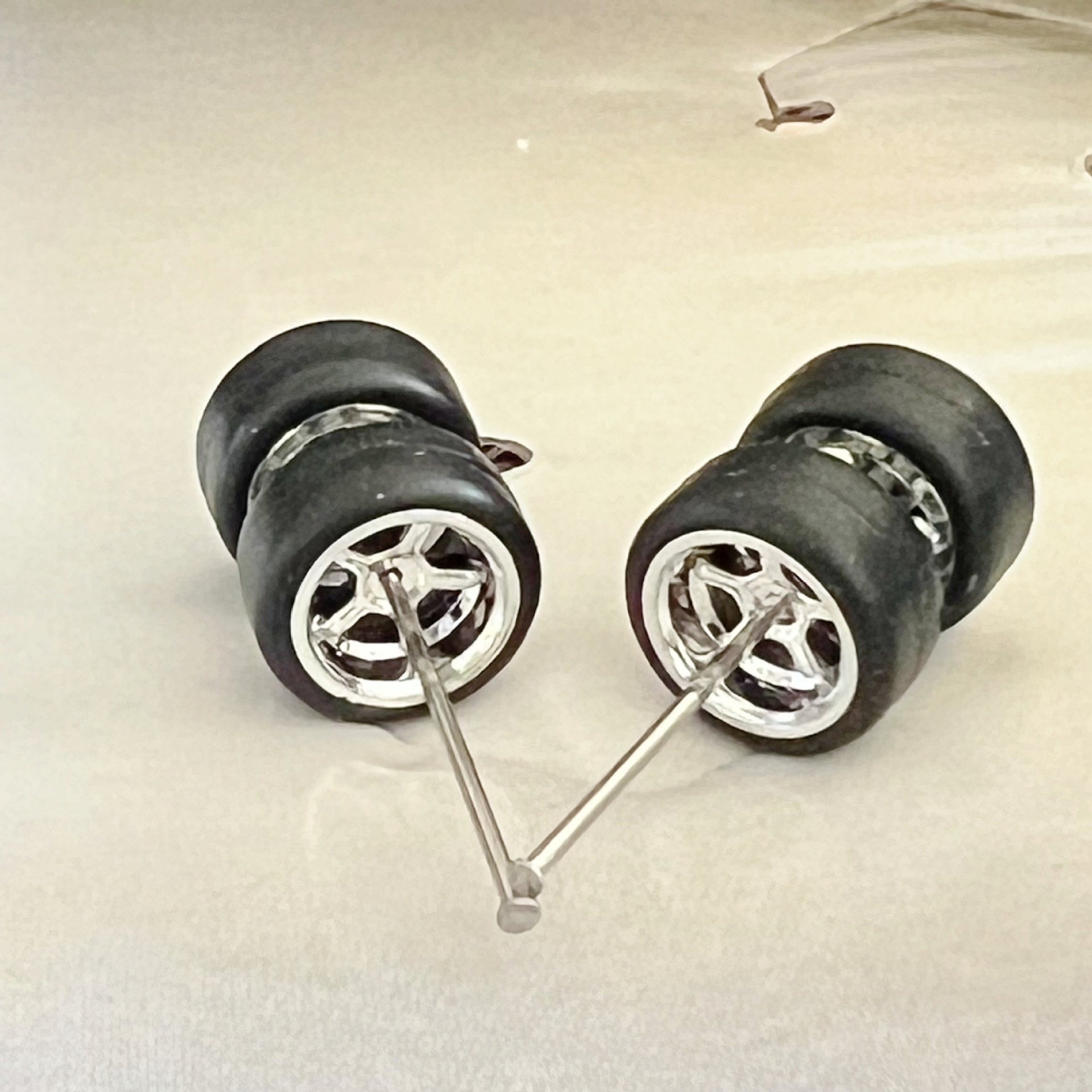 Hot Wheels Matchbox Domica 1/64 de nivel de entrada de aleación de coche modelo de modificación de la rueda de goma del neumático de goma cubo de la rueda