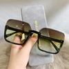 Fashionable sunglasses, comfortable trend glasses solar-powered, Korean style, 2021 collection, internet celebrity, fitted