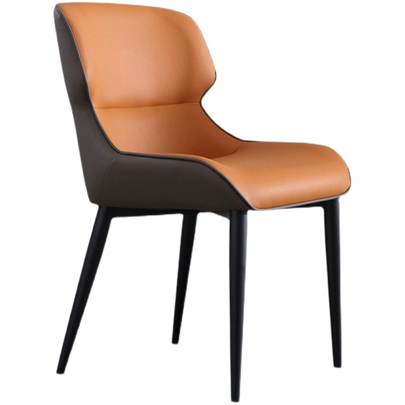 Silla de comedor de lujo ligero nórdico moderno minimalista hogar diseñador respaldo mesa de comedor silla restaurante taburete Internet celebridad maquillaje silla