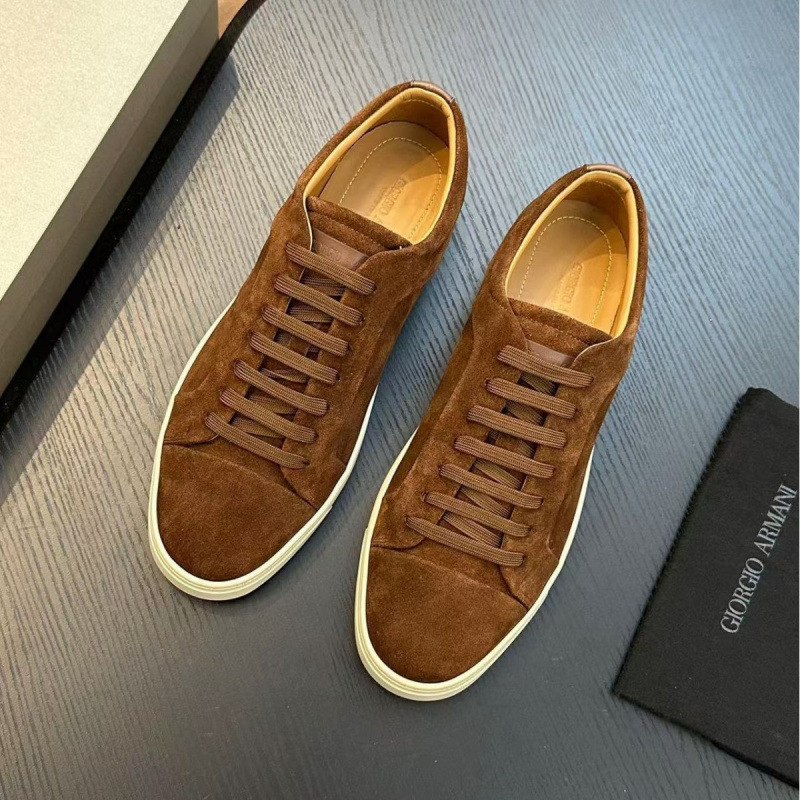 Factory Dexun zapatos deportivos de piel de vaca para hombres transfronterizos zapatos casuales retro zapatos casuales de moda ligeros y cómodos para hombres