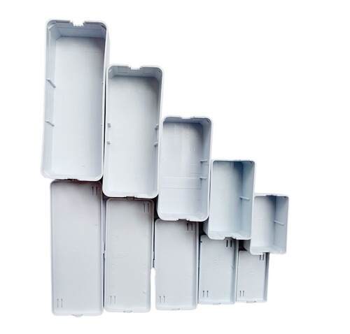 LED driver power supply plastic casing, black tank connector box, fireproof flame-retardant plastic shell, constant current power supply box