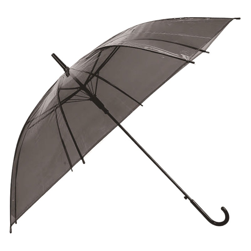Transparent Umbrella Long Handle Umbrella Internet Popular Children's Transparent Umbrella Disposable Wholesale Straight Handle Small Fresh Advertising Umbrella Print Logo