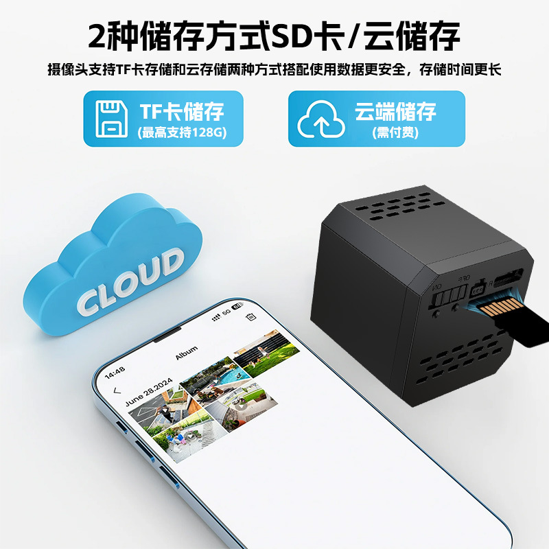 Fuente fábrica F1 inalámbrica WIFI cámara pequeña HD visión nocturna monitoreo remoto detección de movimiento cámara doméstica