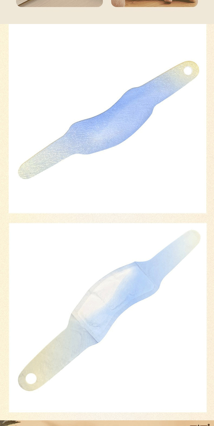 Self Heating Mugwort Warm Patch for Neck Waist Knee and Feet Disposable Herbal Heat Wrap in use