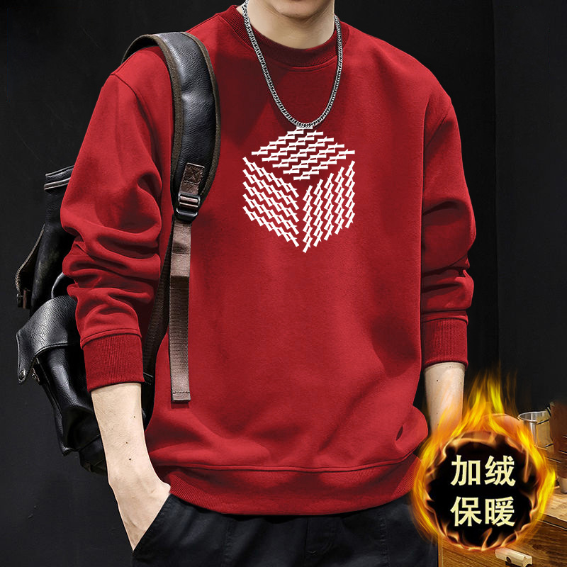 Hong Kong estilo japonés ocio 420g pesado chaqueta de cuello redondo hombre primavera y otoño estilo americano suelto y versátil chaqueta de pareja de estudiantes
