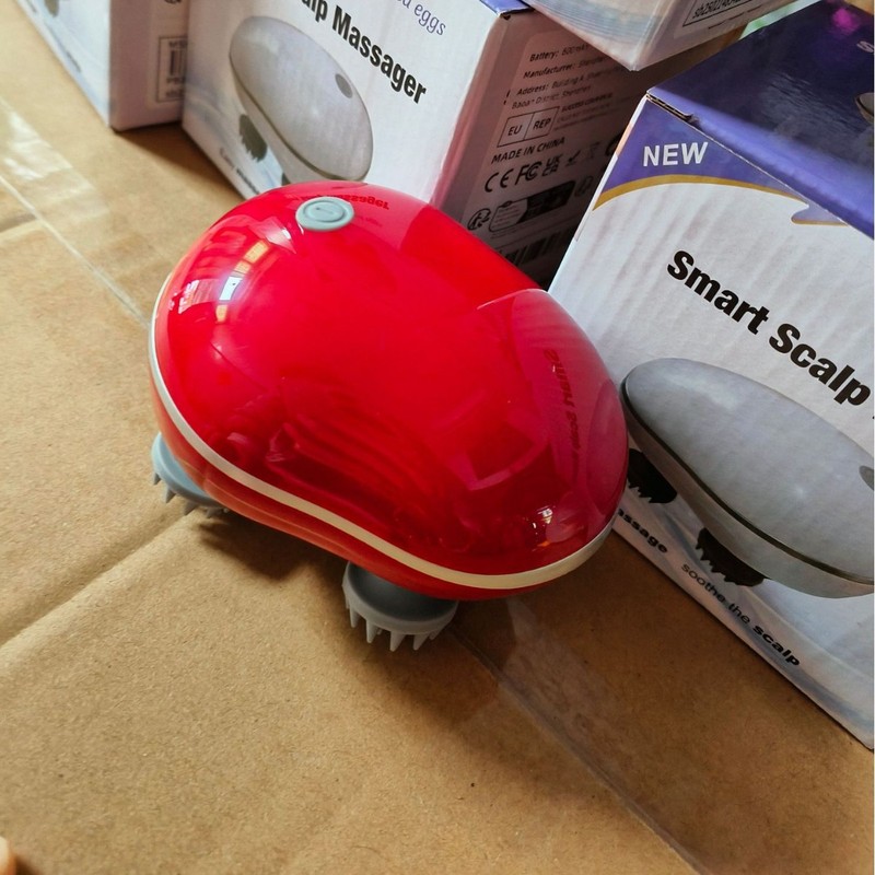 国境を越えた頭部マッサージ器電動揉み振動マッサージ器頭皮マッサージ龍爪手頭皮揉みマッサージ機|undefined