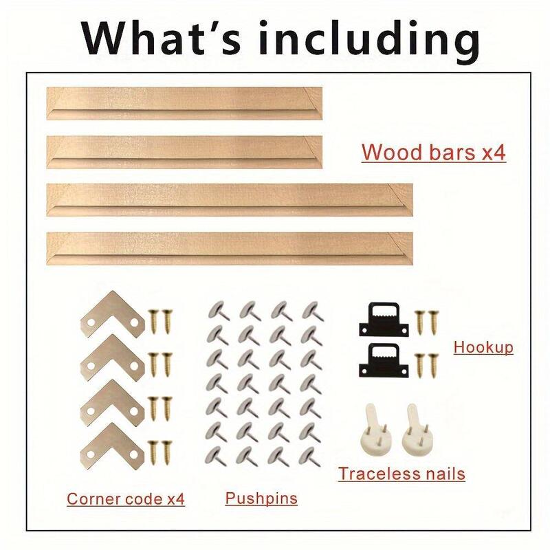 ◇ Cross-Border DIY Diamond Solid Wood Strip Picture Frame Kit Photo Frame Oil Painting Frame Wholesale