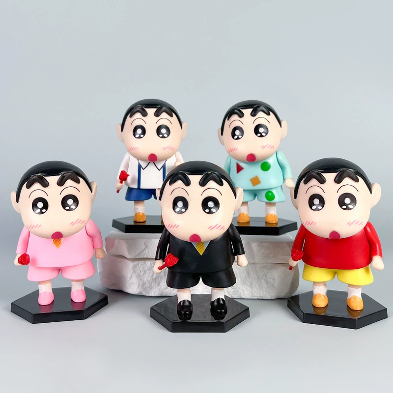 Фигурка Crayon Shin-chan розы коллекционная миниатюра