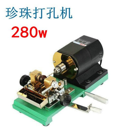 供应跨境外贸货源圆珠钻孔机木珠穿孔蜜蜡圆珠无级调速珍珠打孔机