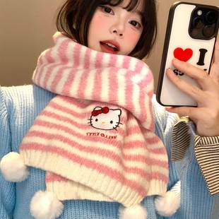 �n���¿�HelloKitty�l�y����Ů�ﶬ��ܛŴë��ͨ�ɐ۱�ů������