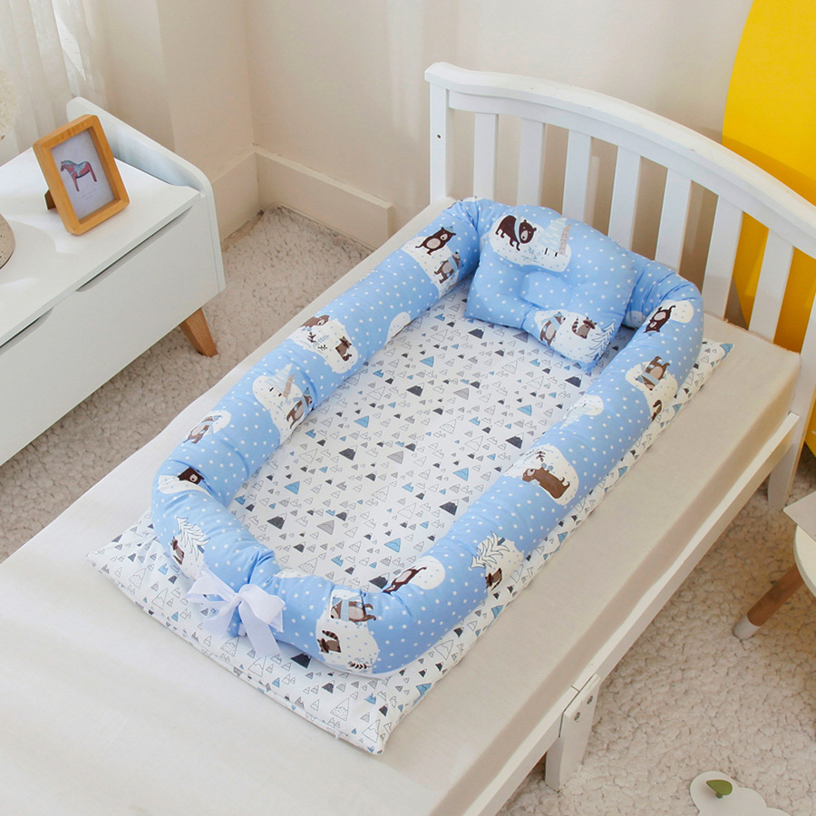 Travel Crib Portable Removable And Washable Crib Bed