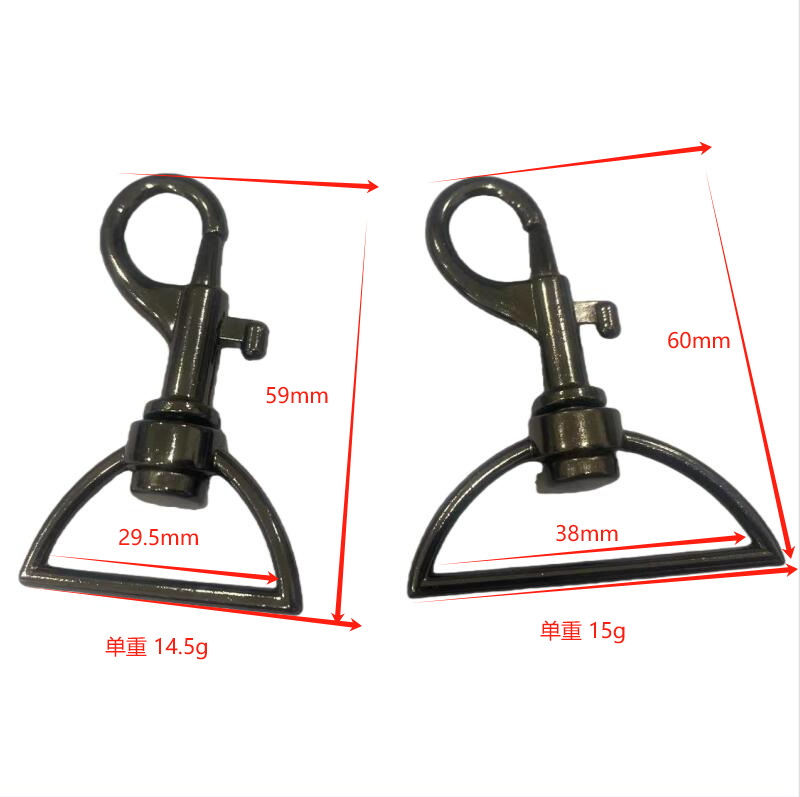 生产五金配件 锌合金钥匙钩 龙虾钩 狗扣 箱包扣