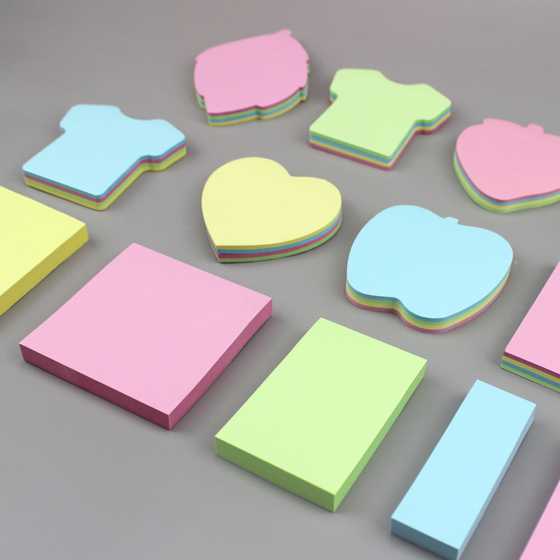 Notas adhesivas autoadhesivas N pegatinas pegatinas de mensajes de color pegatinas de notas creativas y lindas papelería para estudiantes notas pegatinas de amor