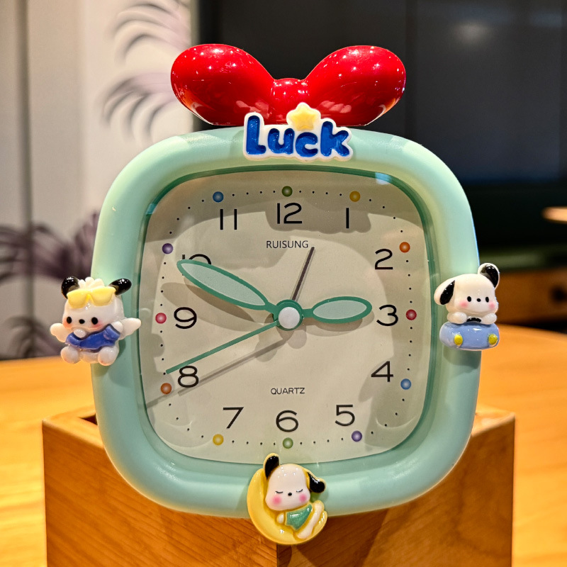 2025 nuevo lindo reloj de despertador especial para estudiantes despertar artefactos del dormitorio de niños silencioso tiempo de caminata reloj de escritorio