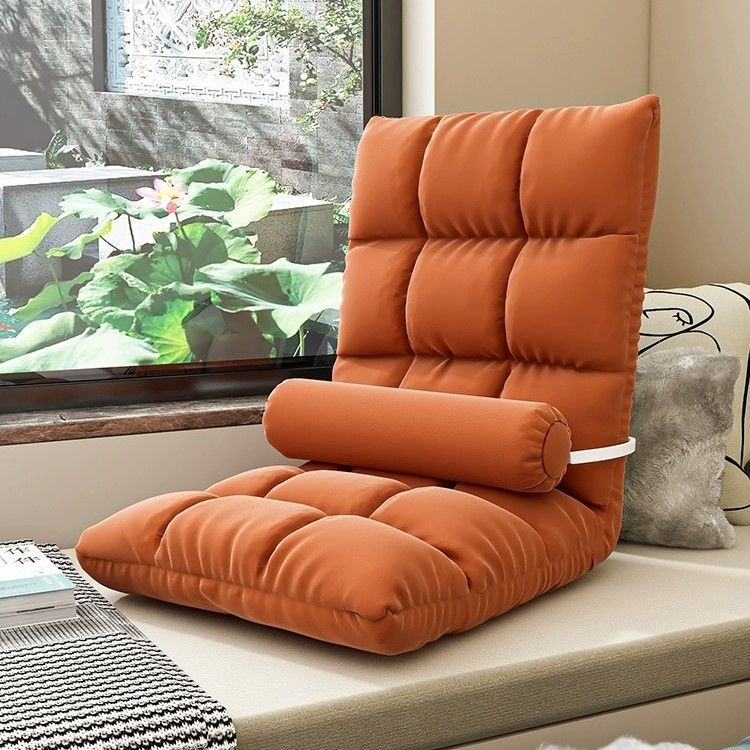 Lazy Sofa Tatami Single Bedroom Bay Window Bed Dormitory Foldableing Backrest Can Sleep and Lie down Small Sofa Cushion