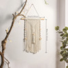 Woven tapestry handmade with tassels, simple wall decorations, boho style