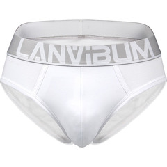 New men's underwear sports briefs cotton mid-waist large size sexy trendy men's Korean style men's briefs