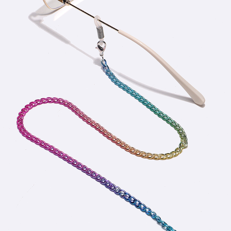High-Quality Fashion Amazon's Popular Glasses Chain Copper Colorful Mask Chain Thick Glasses Rope Cross-Border High-Quality Fashion Amazon's Popular Glasses Chain Copper Colorful Mask Chain Thick Glasses Rope Cross-Border