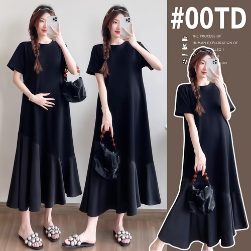 French Black Dress for Children's Summer 2025 New Hepburn Style High-End Loose and Slimming Elegant Long Dress