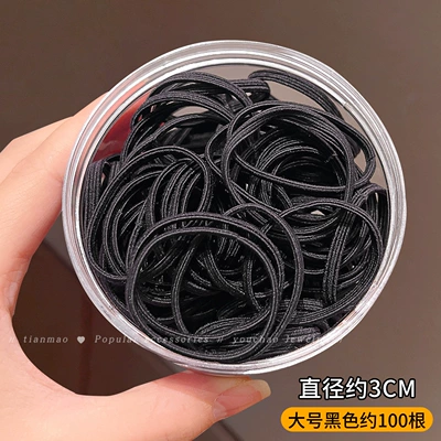 Saç üçün rezinlər – Accessories - large-black-can-of-100-sticks